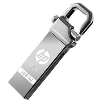 惠普（HP）128GB USB3.0 U盘 x750w 金属黑 高速安全金属钩头 办公u盘
