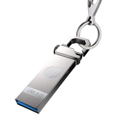 惠普（HP）128GB USB3.0 U盘 x750w 金属黑 高速安全金属钩头 办公u盘