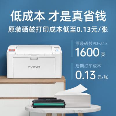 奔图（PANTUM）P2206NW  打印机黑白激光无线WiFi家用作业机（五年保修/机身小巧）