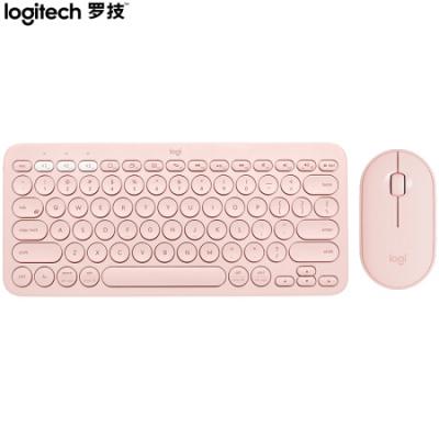 【K380+Pebble】键鼠套装 茱萸粉