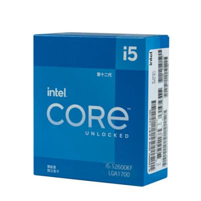 12代英特尔酷睿 Intel i5-12600KF 台式机CPU处理器10核16线程 单核睿频至高可达4.9Ghz 20M三级缓存