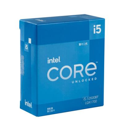 12代英特尔酷睿 Intel i5-12600KF 台式机CPU处理器10核16线程 单核睿频至高可达4.9Ghz 20M三级缓存