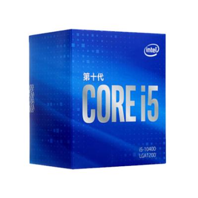 第10代英特尔® 酷睿™ Intel i5-10400 盒装CPU处理器 6核12线程 单核睿频至高可达4.3Ghz 内置核显