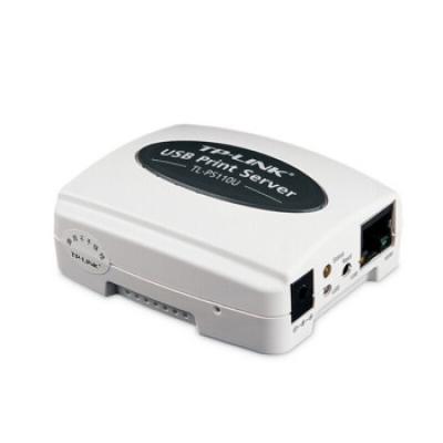 TP-LINK 网络打印服务器 USB共享打印 共享器多用户共享 网线局域网络打印 TL-PS110U打印服务器 共享器多用户共享打印 TL-PS110U