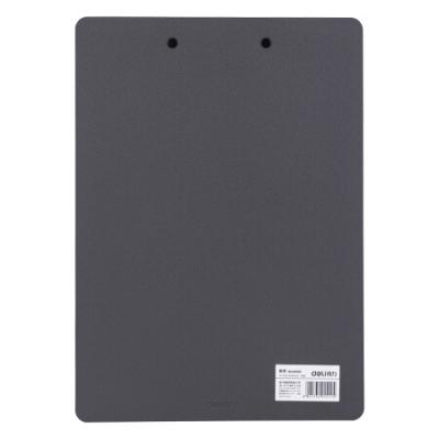 得力(deli)A4书写板夹 金属强力夹塑料文件夹 多功能写字垫板 办公用品64502