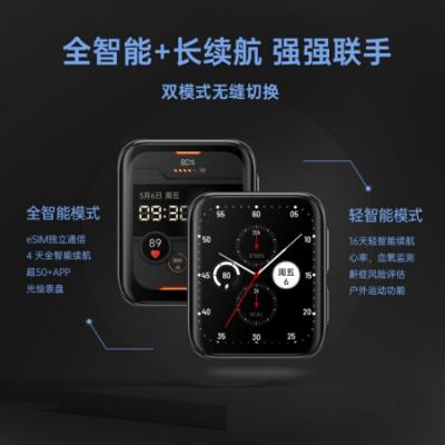 OPPO Watch 2 46mm 全智能手表男女 运动电话手表 eSIM通信/双擎长续航/血氧监测通用华为手机