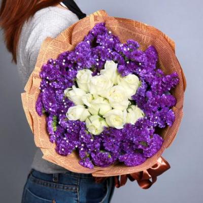 11朵白玫瑰花束 同城鲜花配送