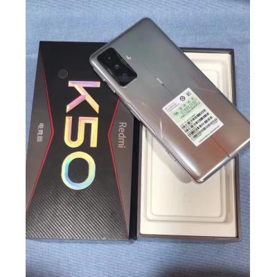 小米红米k50电竞版 12GB+128GB 银翼 完美大全套 刚激活一个月
