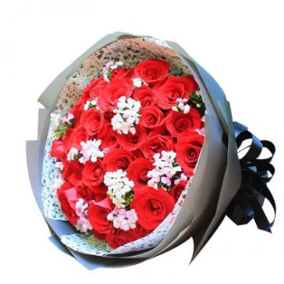 29朵红玫瑰花束 同城鲜花配送