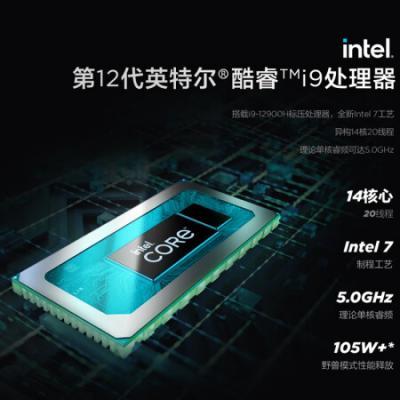 联想拯救者Y9000P 16英寸游戏笔记本电脑(i9-12900H/RTX3060/16G/512G/2.5k电竞屏165Hz)白