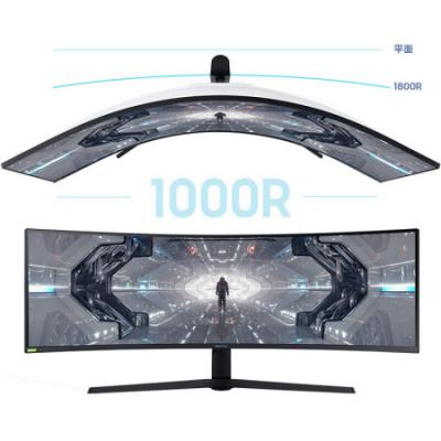 三星（SAMSUNG）49英寸电竞显示器 带鱼屏 双2k 1000R曲面 量子点 240Hz 1ms HDR1000 爱眼 G95T C49G95TSSC