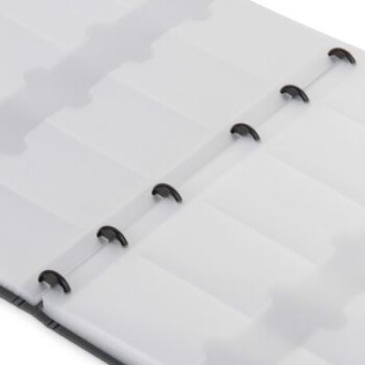 得力(deli)600枚商务活页名片册名片夹 大容量名片收纳包 办公用品 5780