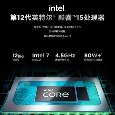联想拯救者Y9000X 16英寸竞技游戏笔记本电脑(i5-12500H/16G/512GB/RTX3050Ti/165Hz 2.5k电竞屏)