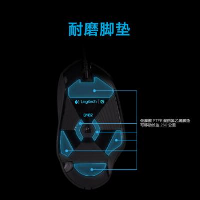 罗技G402游戏鼠标 有线光电鼠标/FPS吃鸡宏编程/绝地求生LOL英雄联盟电脑吃鸡竞技大手鼠标/男友礼物