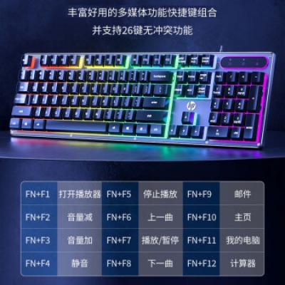 惠普(HP)KM300F键鼠套装 有线键盘鼠标套装/办公家用电竞电脑通用