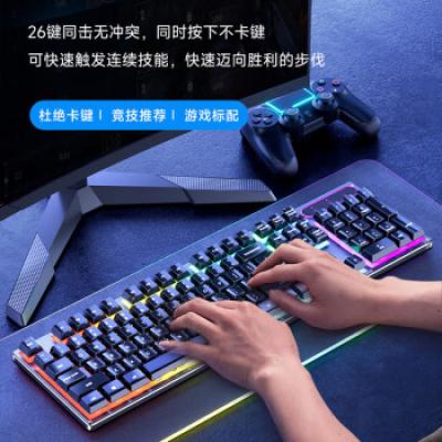 惠普(HP)KM300F键鼠套装 有线键盘鼠标套装/办公家用电竞电脑通用