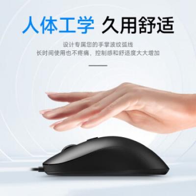 惠普(HP)KM100键鼠套装 有线键盘鼠标套装/家用办公笔记本台式电脑通用/静轻音