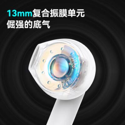 漫步者GM3PLUS蓝牙耳机 真无线蓝牙耳机/半入耳式游戏音乐降噪低延迟/适用于小米华为苹果手机