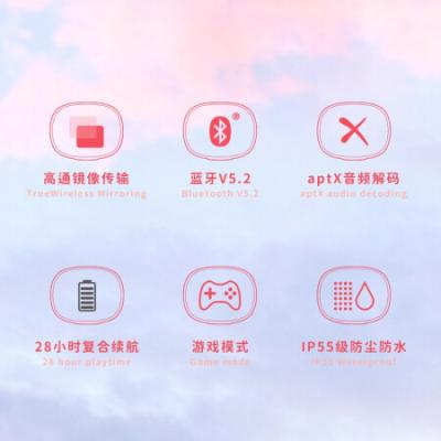 漫步者声迈X3Plus蓝牙耳机 真无线蓝牙耳机/TWS音乐运动手机耳机/适用苹果小米华为手机/霜雪白