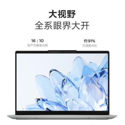 联想小新14 14英寸家用办公学习网课轻薄笔记本电脑(i5-12450H/16G/512G/IPS全面屏)