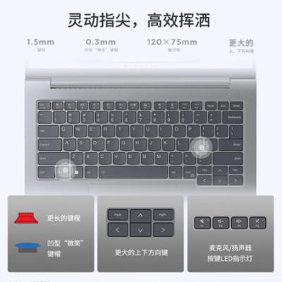 联想ThinkBook 14 2023 14英寸商务办公家用学习网课轻薄笔记本(i5-13500H/16G/1T/高色域/莱茵认证)