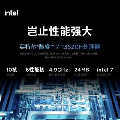 联想拯救者Y7000P 16英寸电竞游戏笔记本电脑(i7-13620H/16G/1T/RTX4060/2.5K/165Hz高色域)