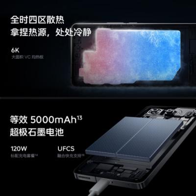 vivo iQOO 12 5G智能手机 骁龙8gen3/自研电竞芯片Q1/大底主摄潜望式长焦