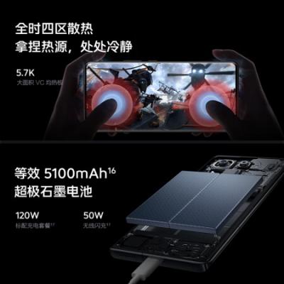 vivo iQOO 12Pro 5G智能手机 骁龙8en3/2K E7 144Hz屏幕/大底主摄潜望式长焦/自研电竞芯片Q1