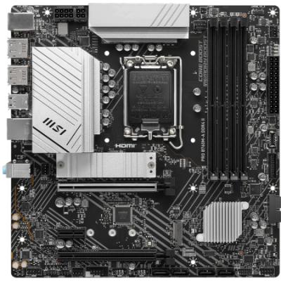 微星（MSI）PRO B760M-A DDR4 II 游戏电脑主板 支持 CPU 13600KF/12600KF/13400F(Intel B760/LGA 1700)