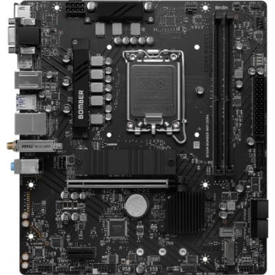 微星（MSI）B760M BOMBER WIFI DDR4爆破弹电脑主板 支持CPU 12600KF/13400F/14400F (INTEL B760/LGA 1700)