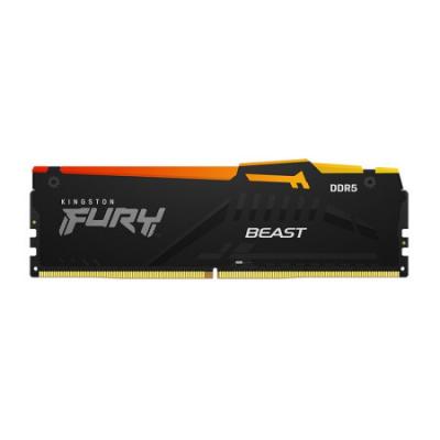 金士顿 (Kingston) FURY DDR5 4800 台式机内存条 Beast野兽系列 RGB灯条 骇客神条