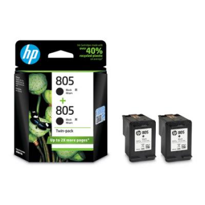 惠普（HP）805原装黑色双支装标容墨盒 适用hp deskjet 1210/1212/2330/2332/2720/2729/2722打印机